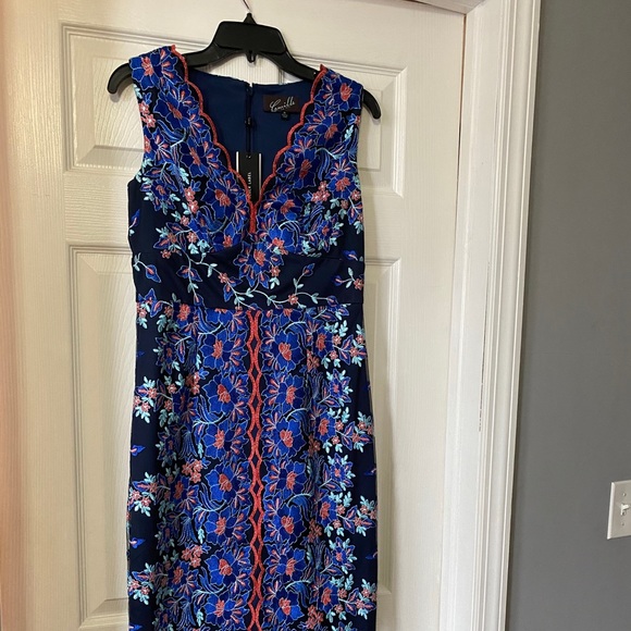 Camille LaVie (Jax)scalloped lace dress sz8.NWT - Picture 5 of 8